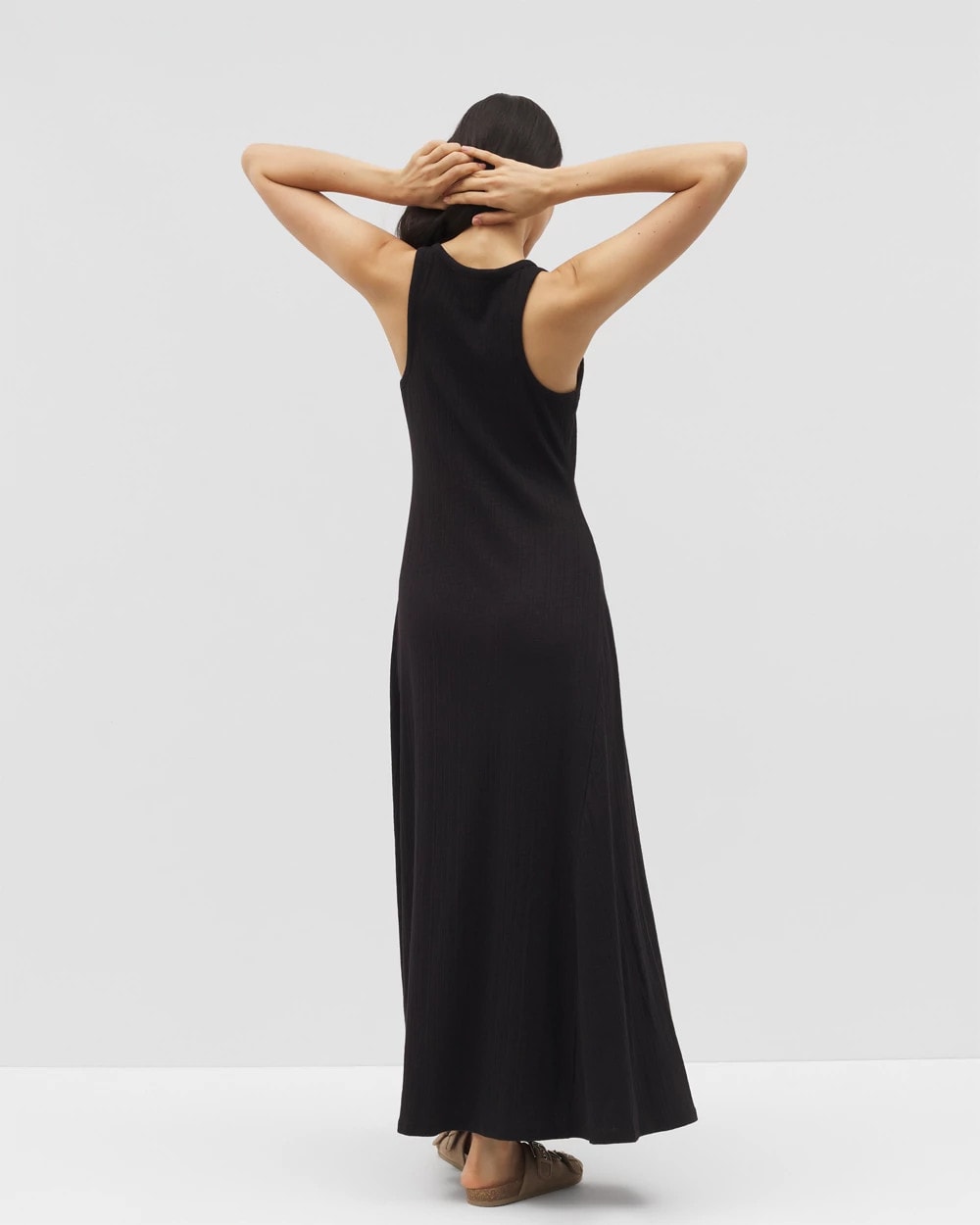 BLACK - High-Neck Lounge Dress | Soma