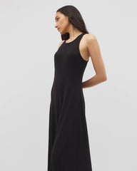 BLACK - High-Neck Lounge Dress | Soma