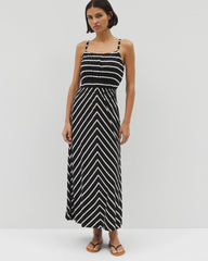 FUNDAMENTAL BLACK COCO - Soft Jersey Paradiso Midi Bra Dress | Soma