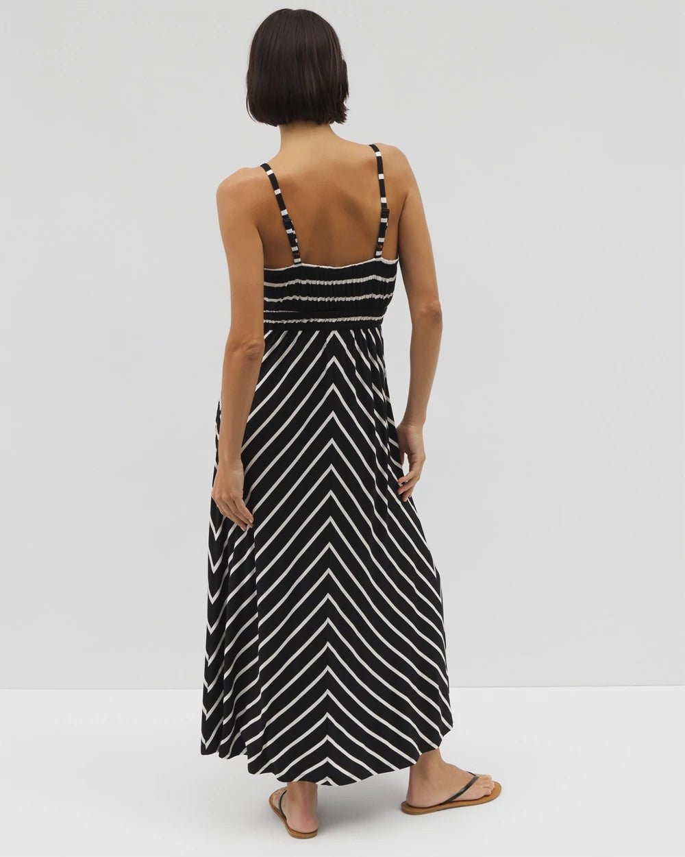 FUNDAMENTAL BLACK COCO - Soft Jersey Paradiso Midi Bra Dress | Soma