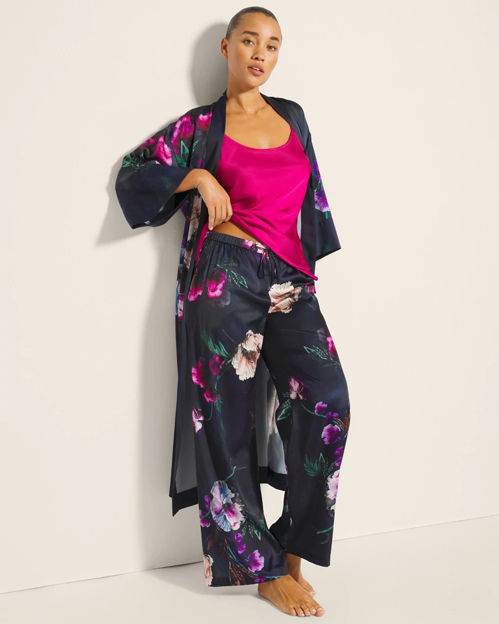 FLEUR EVER DRAMA NAVY - Printed Pajama Pants | Soma