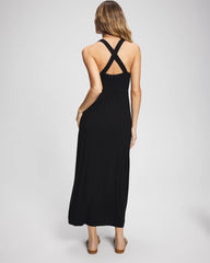 BLACK - Soft Jersey Twist Front Maxi Dress | Soma