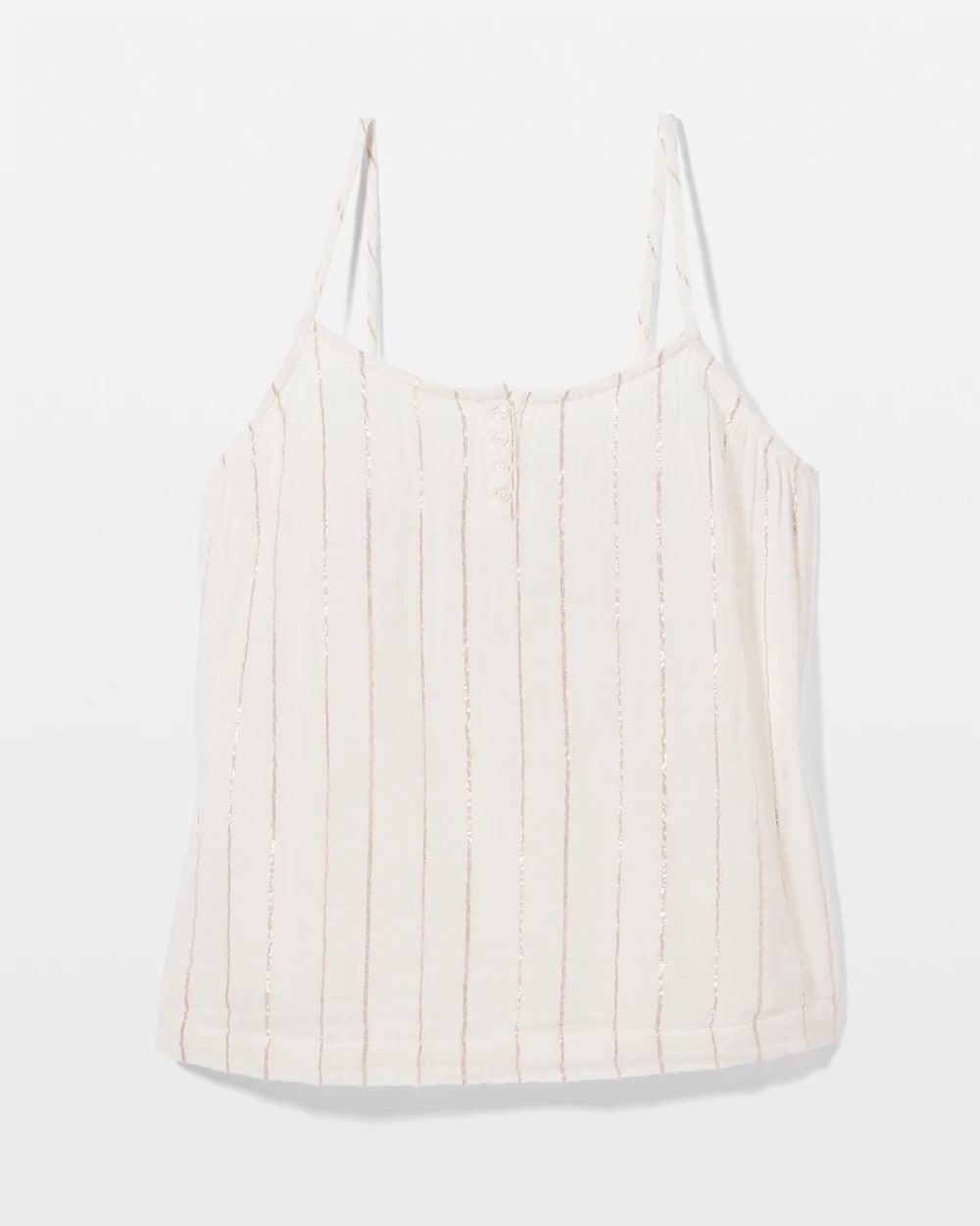 CHAMPAGNE STRIPE - Cotton Gauze Pajama Cami | Soma