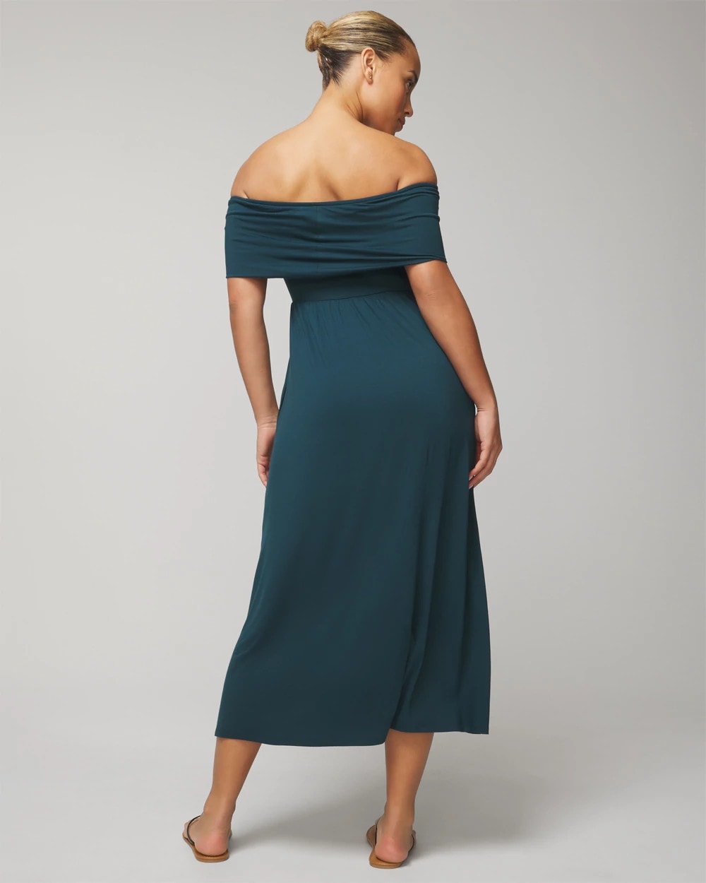DARK HARBOUR - Off-The-Shoulder Midi Bra Dress | Soma