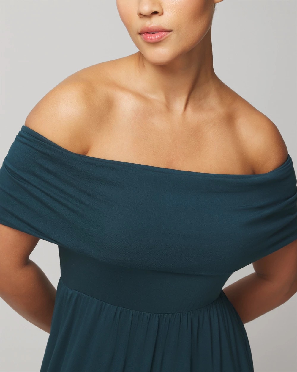 DARK HARBOUR - Off-The-Shoulder Midi Bra Dress | Soma