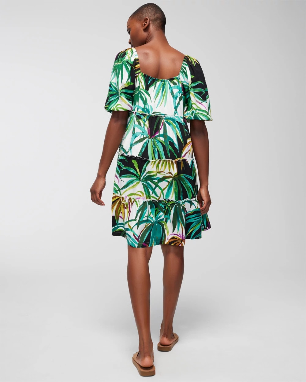 BUNGALOW PALMS COCONUT - Tiered Short Bra Dress | Soma