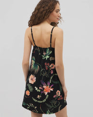 PARADISE PLUMES BLACK - Chemise | Soma