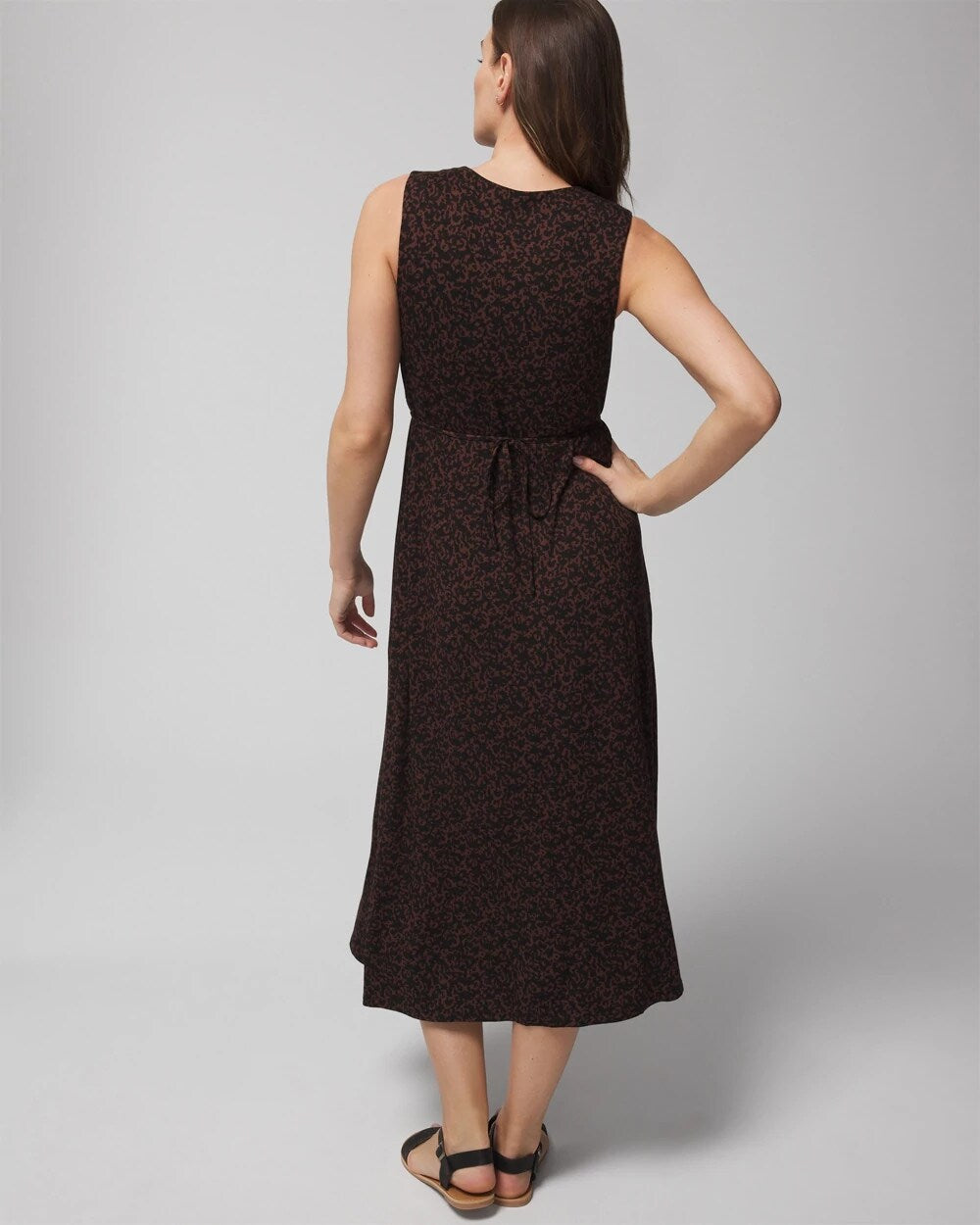 FLEETING FORMS DOLCE VIDA - Tie Back Midi Dress | Soma