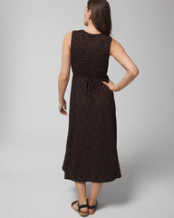 FLEETING FORMS DOLCE VIDA - Tie Back Midi Dress | Soma