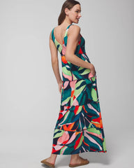 VACAY VIBES NIGHTFALL NVY - Tiered Maxi Bra Dress | Soma