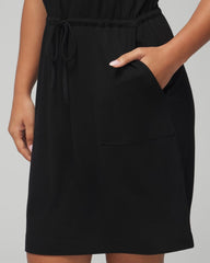 BLACK - V-Neck Sneaker Dress | Soma