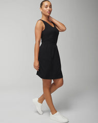 BLACK - V-Neck Sneaker Dress | Soma