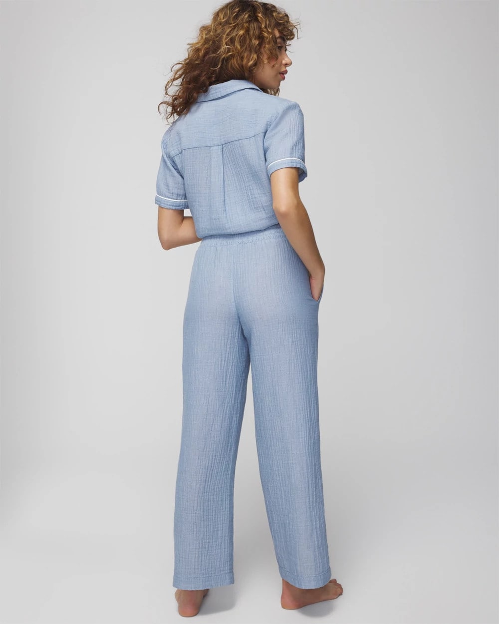 CROSSDYE VINTAGE INDIGO - Pajama Pants | Soma