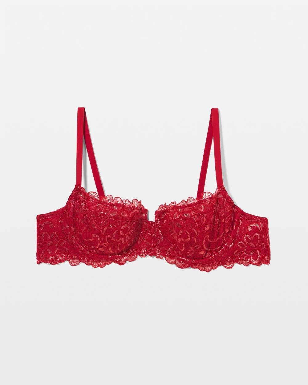 PAINT THE TOWN RED LUREX - Soma Unlined Lace Balconette Bra | Soma