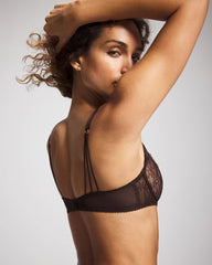 CHOCOLATE PLUM - Soma’s Sexiest Eyelash Lace Balconette Bra | Soma