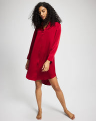 PAINT THE TOWN RED - Long-Sleeve Sleep Shirt | Soma
