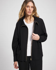 BLACK - Essential Terry Jacket | Soma