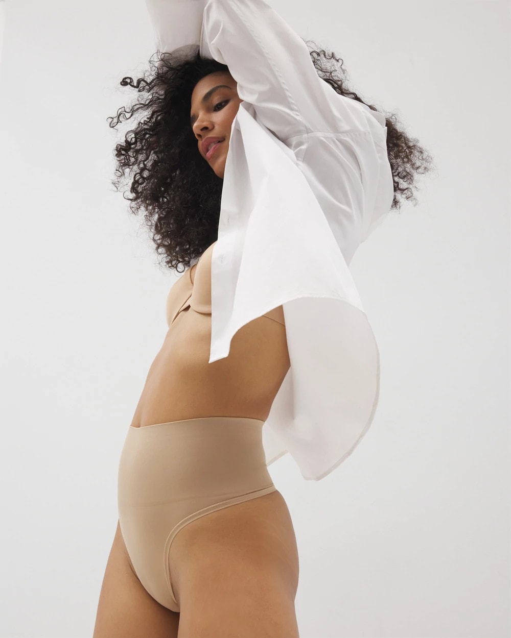 WARM AMBER - Second Skin by Soma Mid-Level Shaping Seamless Thong | Soma