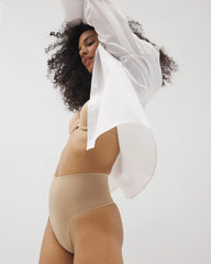 WARM AMBER - Second Skin by Soma Mid-Level Shaping Seamless Thong | Soma
