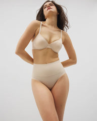 PALE SAND - Mid-Level Shaping Seamless Brief | Soma
