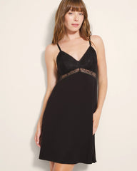 BLACK - Soft Support Lace Chemise | Soma