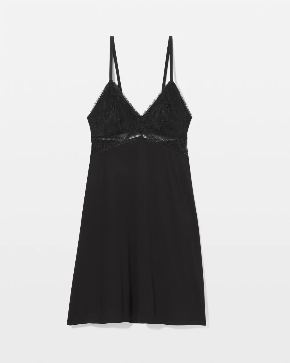 BLACK - Soft Support Lace Chemise | Soma