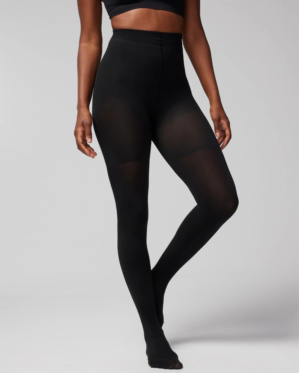 BLACK - Shaping Control Tights | Soma