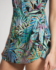 BLACK MULTI - Bleu Rod Cloud Forest Swim Dress | Soma