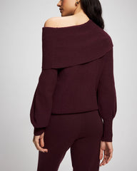 MERLOT - Premier Knit off the Shoulder Sweater | Soma