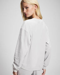 VAPOR GRAY - Velour Crewneck Sweatshirt | Soma