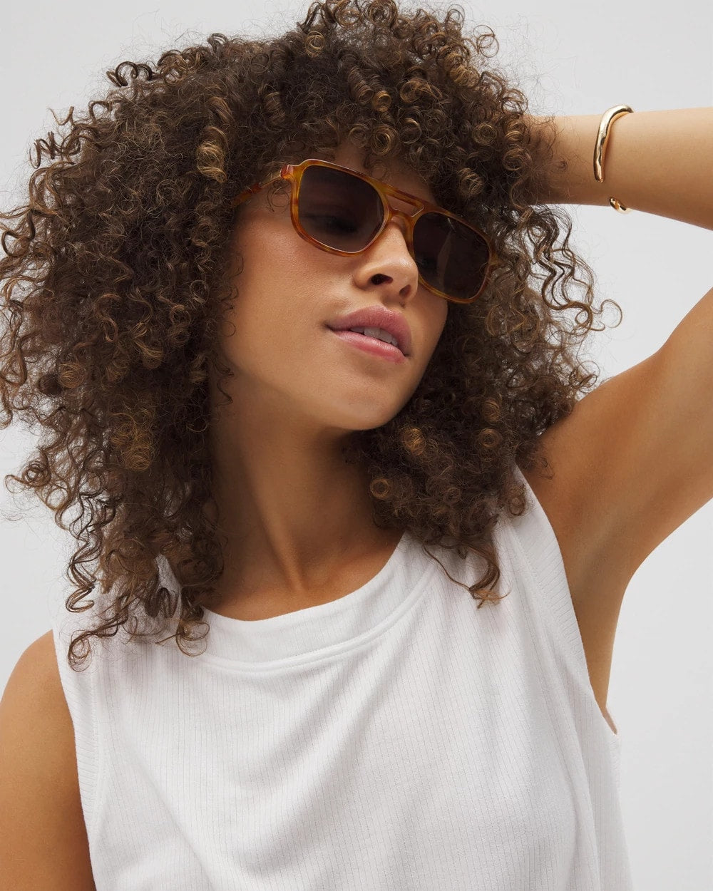 OPTIC WHITE - Rib Knit Sleeveless Top | Soma