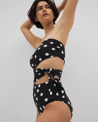 MOVEMENT DOT MINI B - Bandeau Cutout One-Piece Suit | Soma