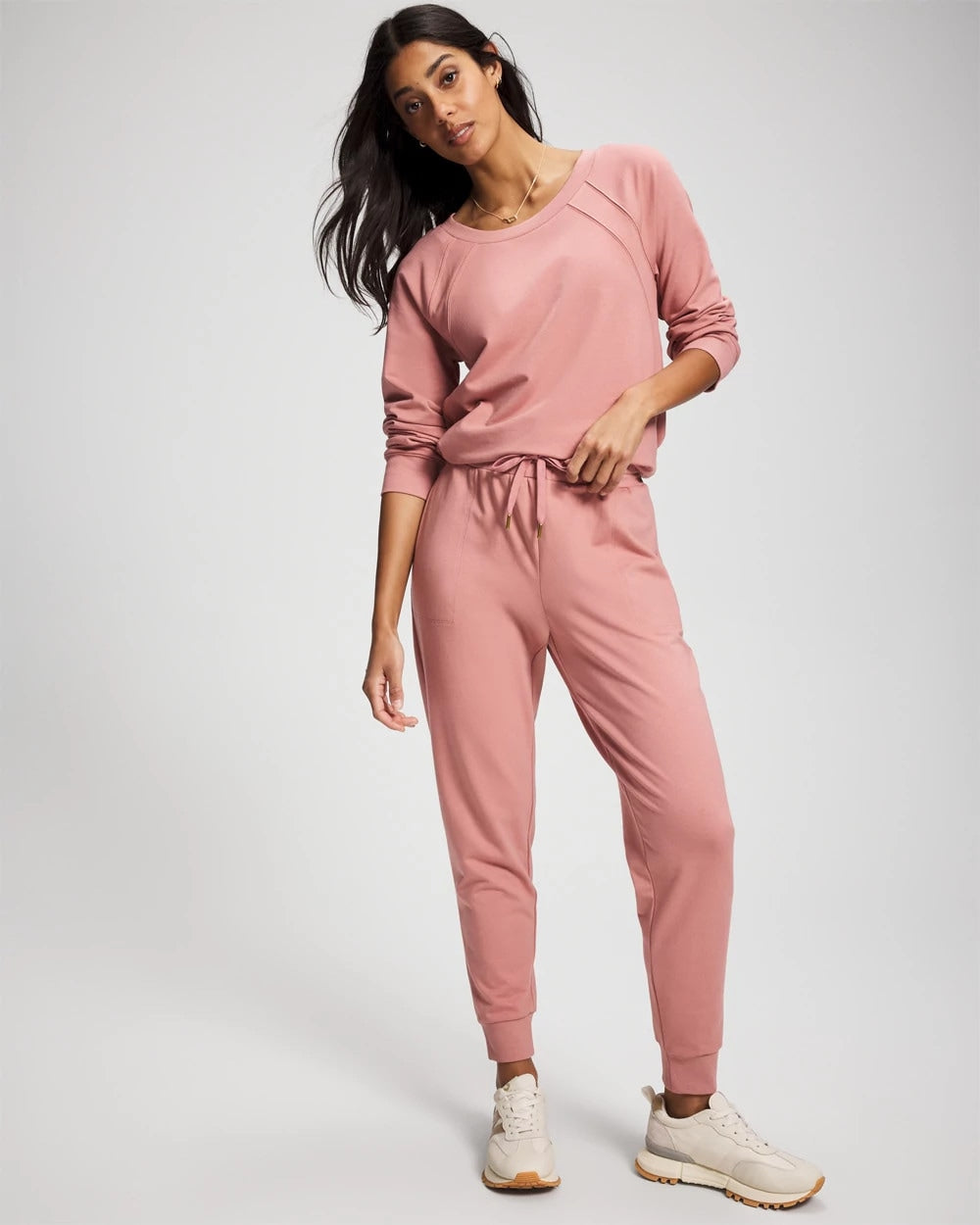CINDER ROSE - Essential Terry Jogger | Soma