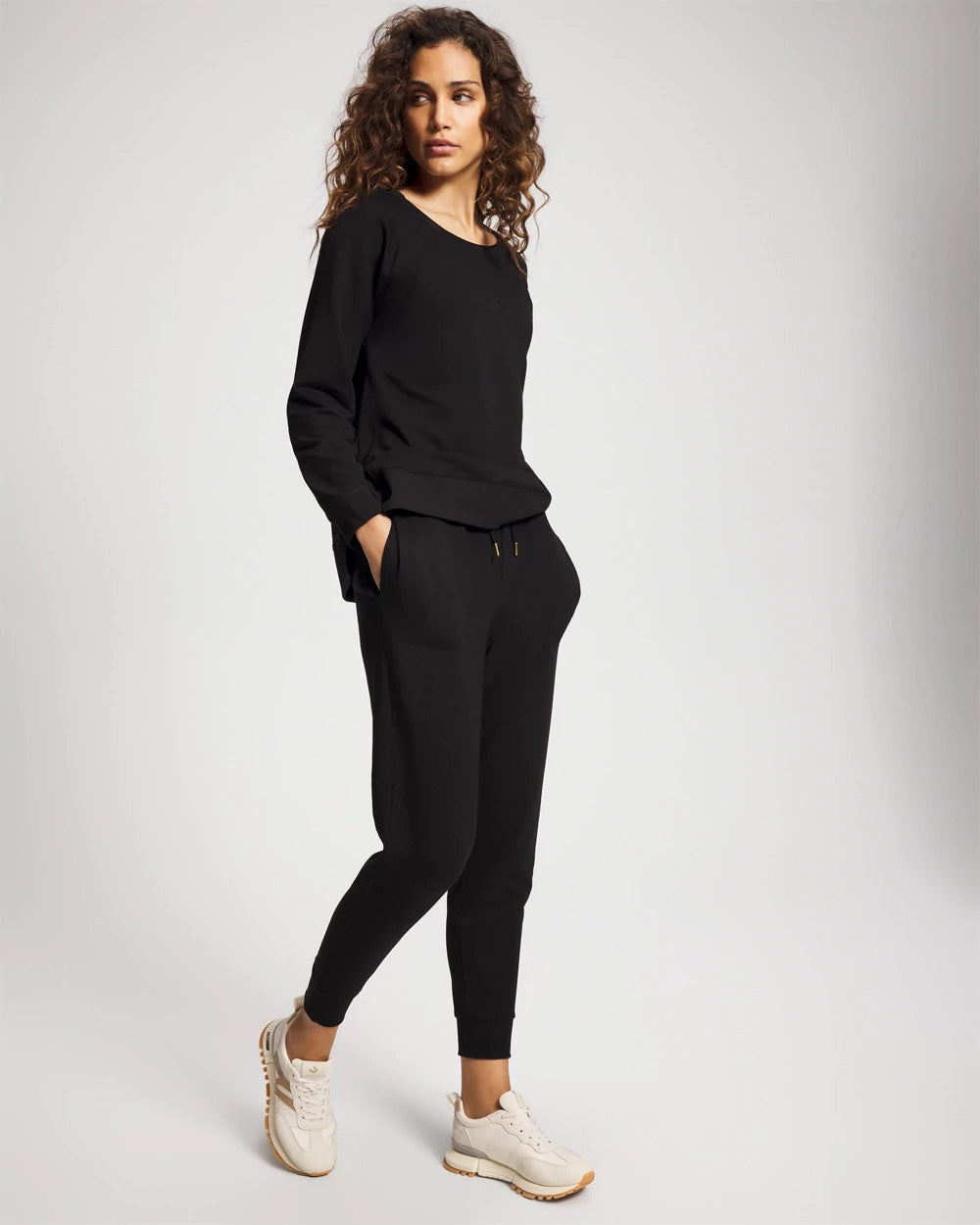 BLACK - Essential Terry Jogger | Soma