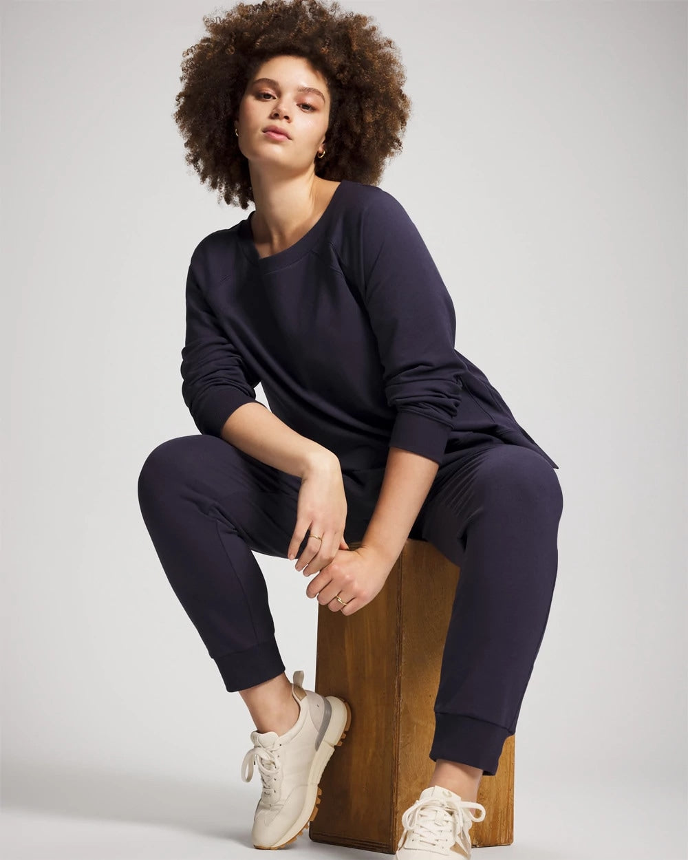 DEEP INDIGO - Essential Terry Jogger | Soma