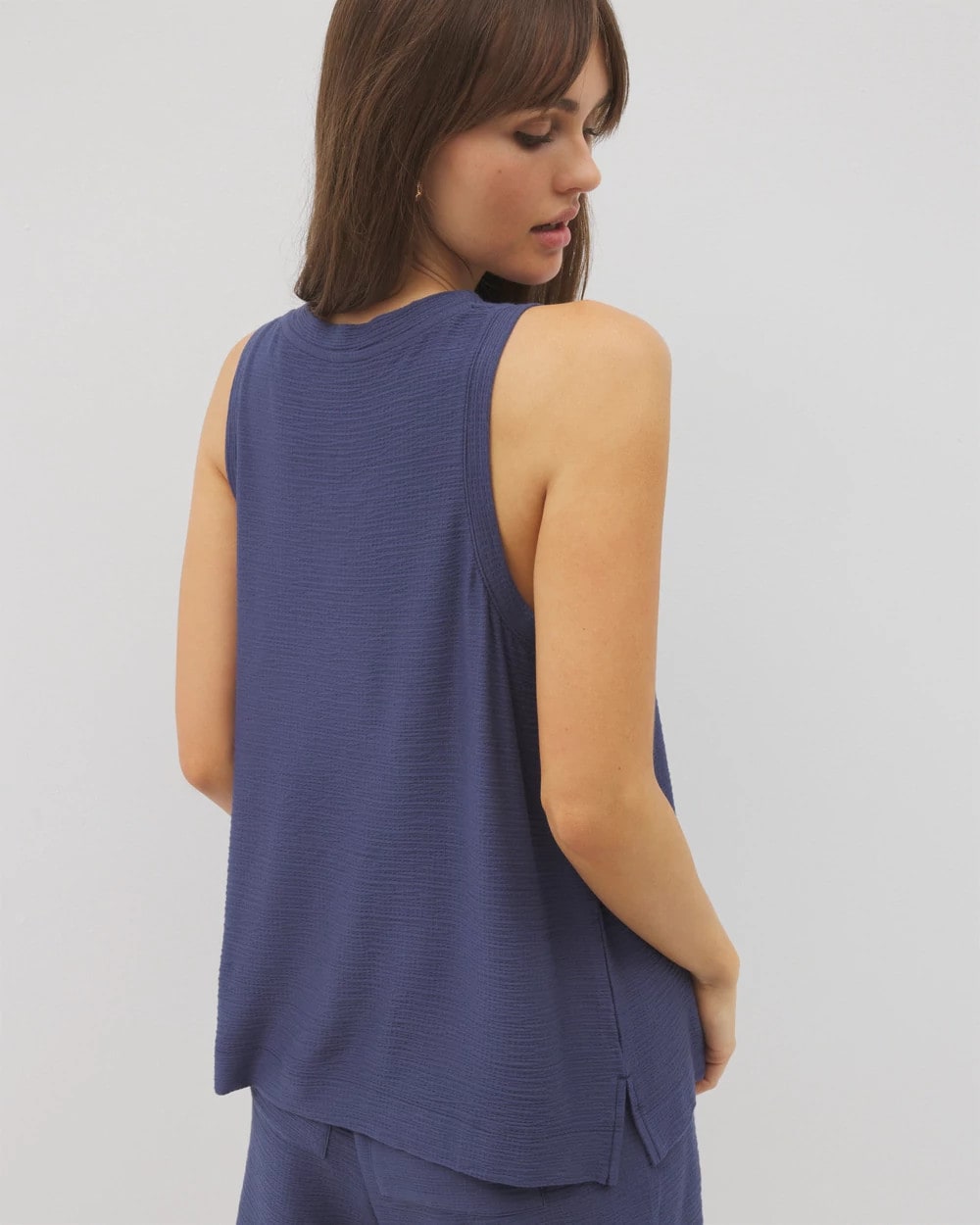 LUNAR TIDE - Crinkle Knit Tank Top | Soma