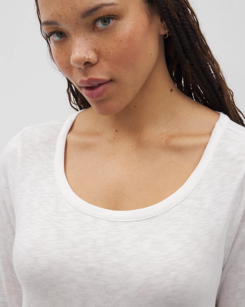 OPTIC WHITE - Long-Sleeve Top | Soma