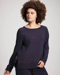 DEEP INDIGO - Essential Terry Crewneck Sweatshirt | Soma