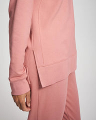CINDER ROSE - Essential Terry Crewneck Sweatshirt | Soma
