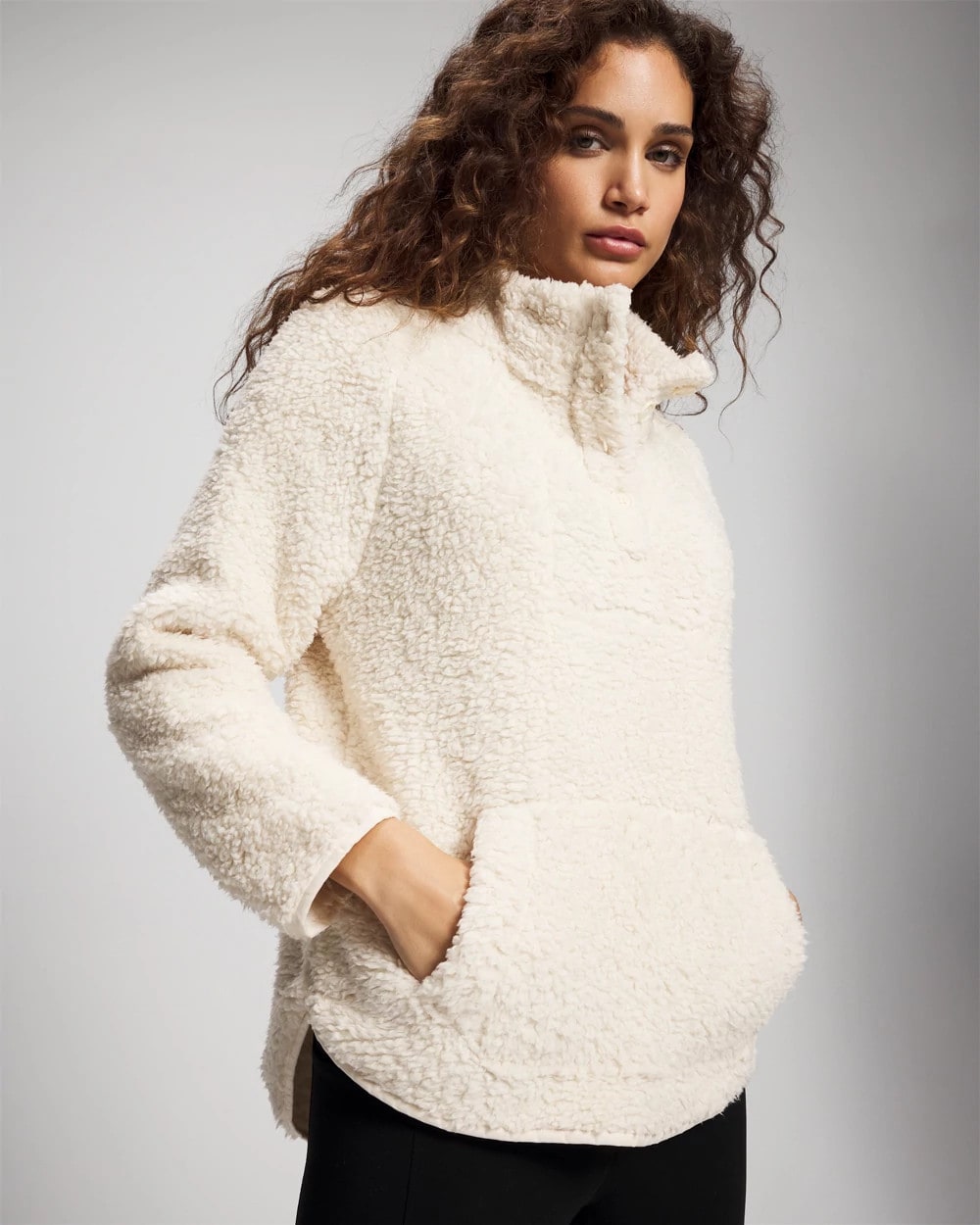 PARCHMENT - Sherpa Pullover | Soma