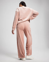 ADOBE ROSE - Velour Straight Leg Pants | Soma