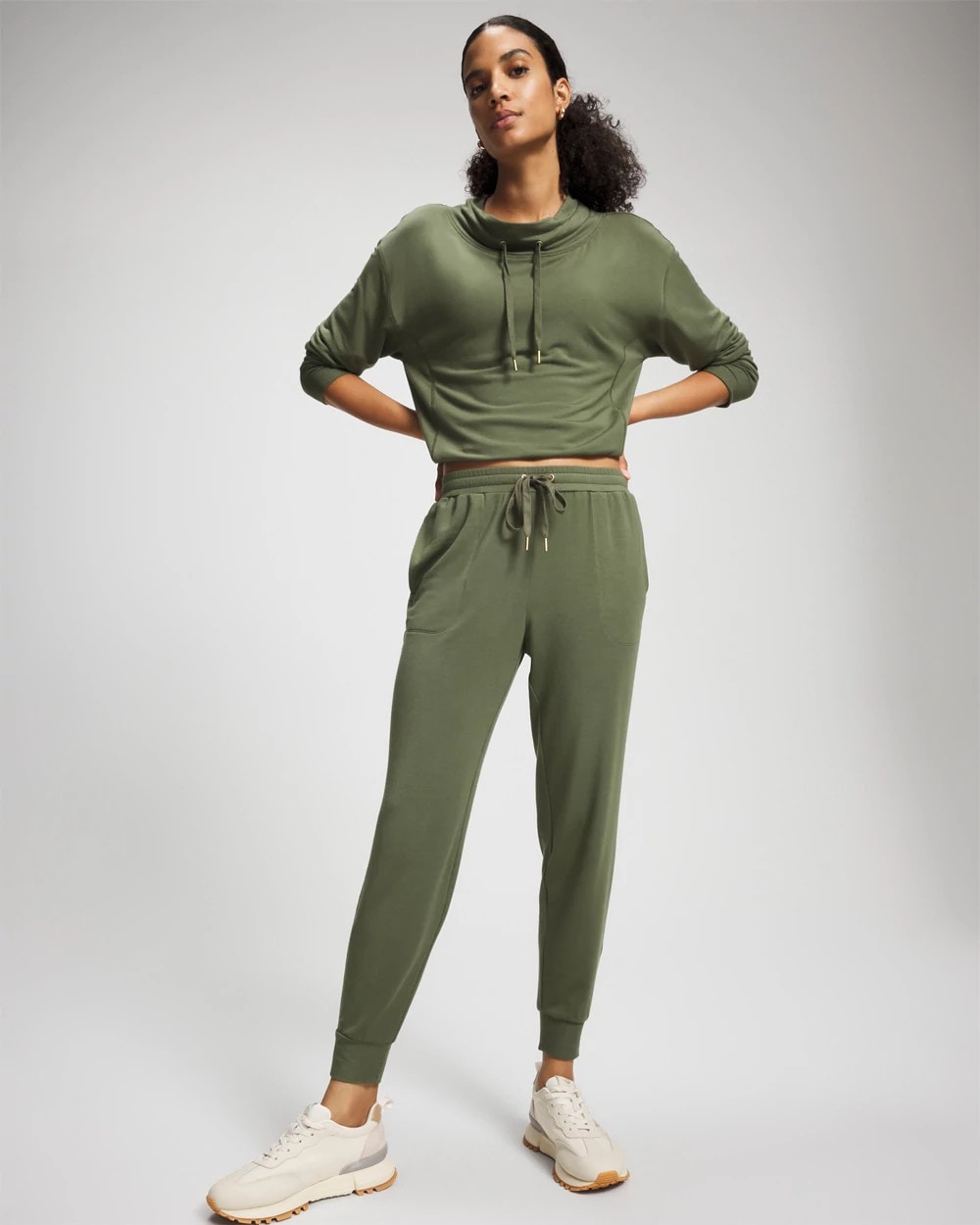 DARK SAGE - Ultrasoft Fleece Joggers | Soma