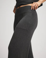 HEATHER QUARTZ - Premier Knit Sweater Wide Leg Pant | Soma