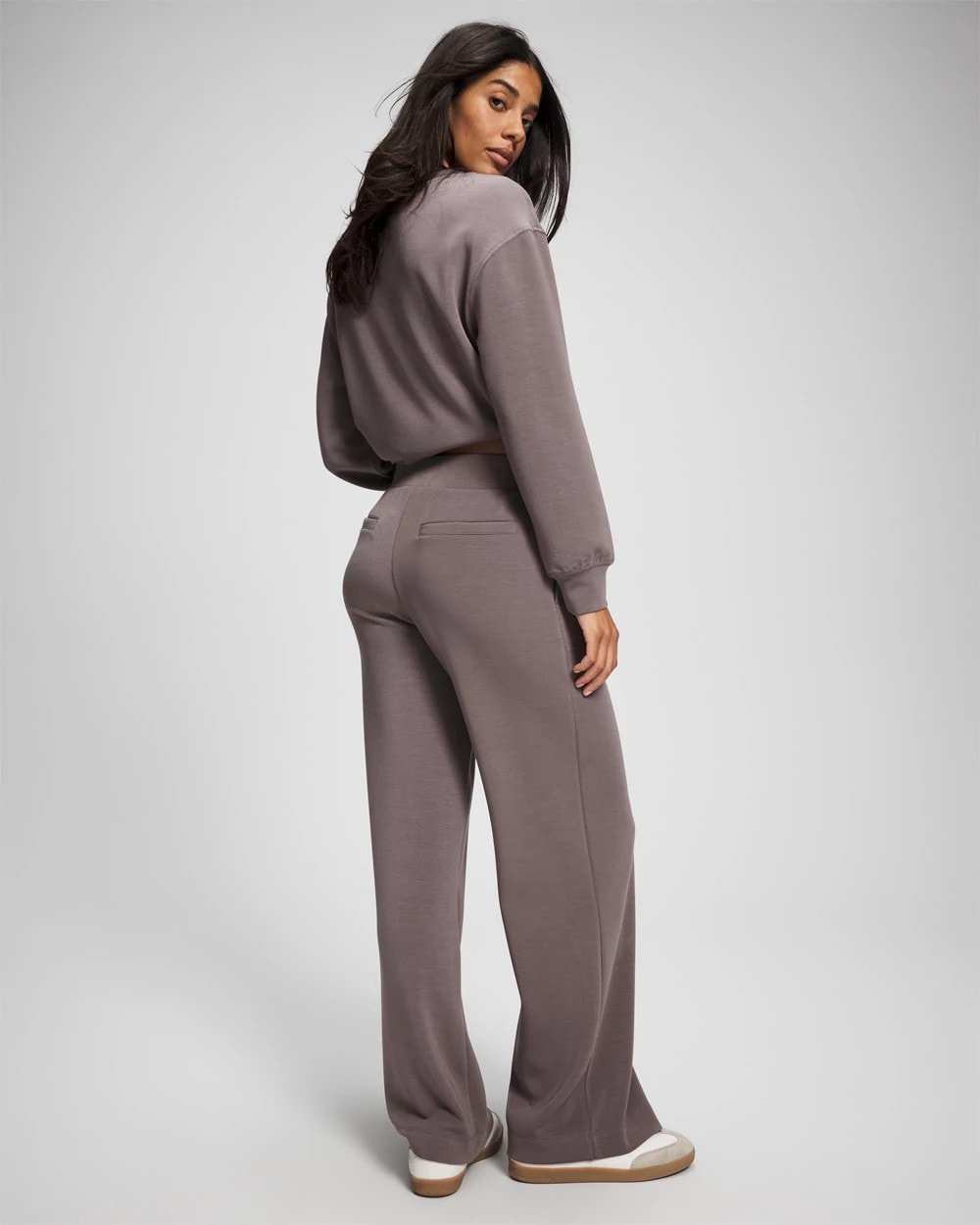 DARK TAUPE - Modern Modal Straight Leg Pant | Soma