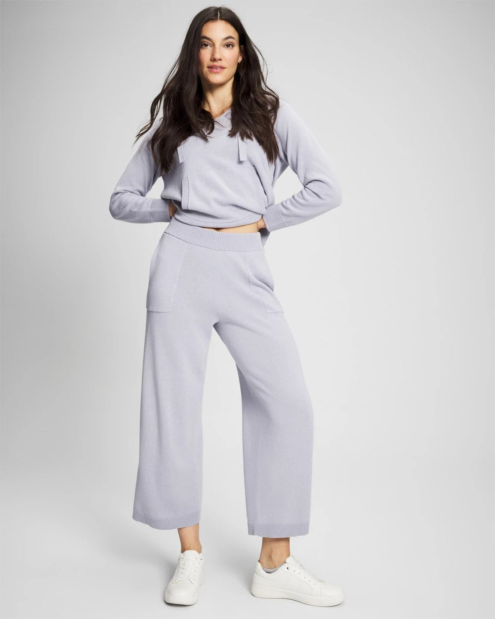 MOONSTONE - Cotton Sweater Crop Pant | Soma