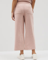 HEATHER CLAY - Wide Leg Crop Pant | Soma