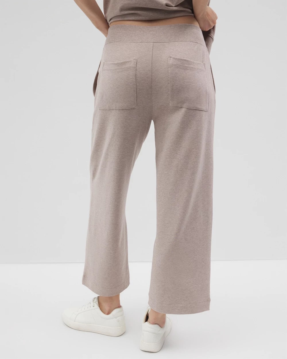HEATHER MINK - Wide Leg Crop Pant | Soma