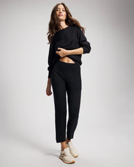 MIDNIGHT SKIES - Premier Knit Straight Leg Ankle Pant | Soma