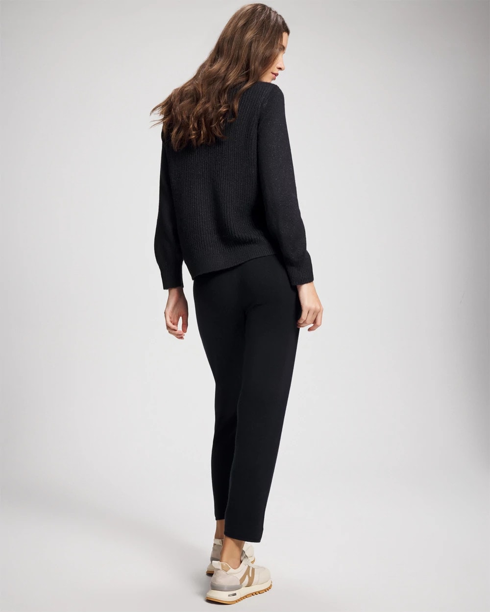 MIDNIGHT SKIES - Premier Knit Straight Leg Ankle Pant | Soma