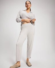 HEATHER STONE - Premier Knit Straight Leg Ankle Pant | Soma